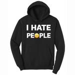 I Hate People - Mens Big & Tall Hooded Sweatshirt - Sizes XLT - 4XLT