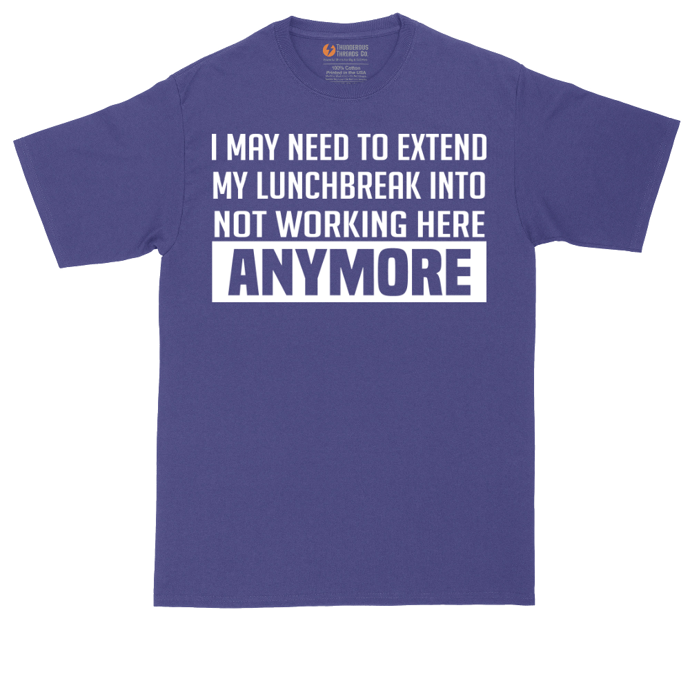 Not Working Here Anymore | Mens Tall T-Shirt