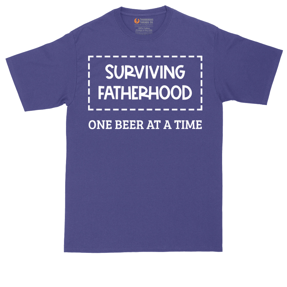 Surviving Fatherhood One Beer at a Time | Mens Tall T-Shirt