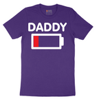 Daddy Low Battery - Mens T-Shirt - Sizes S - 6XL