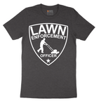 Lawn Enforcement Officer_Push Mower - Mens T-Shirt - Sizes S - 6XL