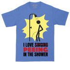 I Love Peeing in the Shower | Mens Tall T-Shirt