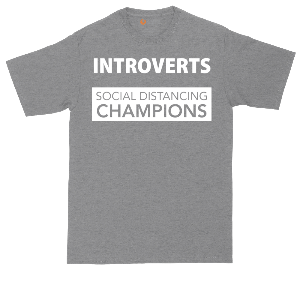 Introverts - Social Distancing Champions | Mens Tall T-Shirt