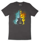 Guitar Fire and Water - Mens T-Shirt - Sizes S - 6XL
