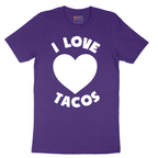 I Love Tacos - Mens T-Shirt - Sizes S - 6XL
