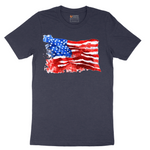 USA Flag Grunge - Mens T-Shirt - Sizes S - 6XL