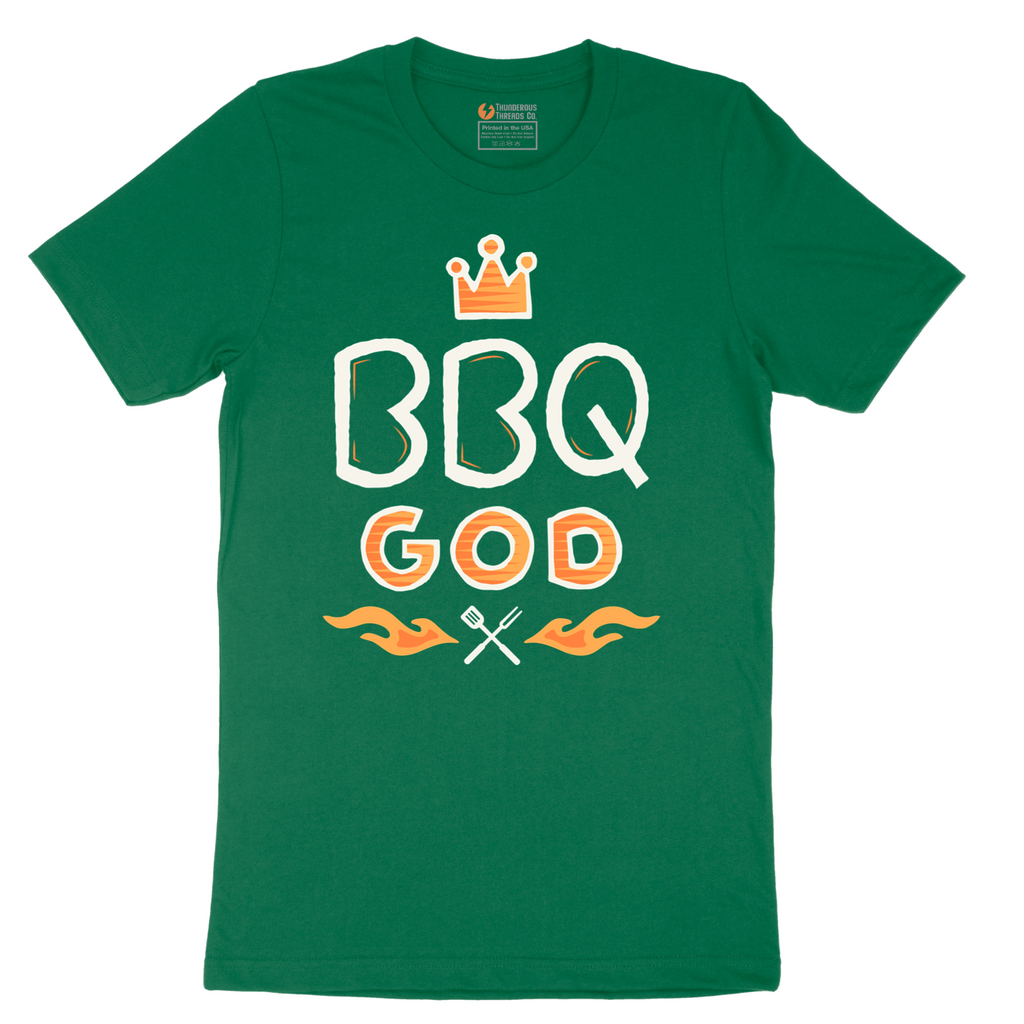 BBQ God - Mens T-Shirt - Sizes S - 6XL