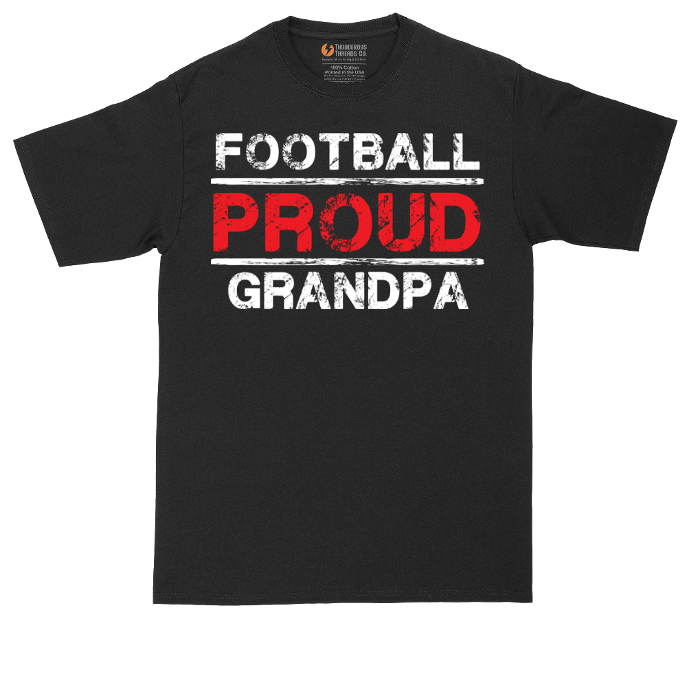 Proud Football Grandpa | Mens Tall T-Shirt
