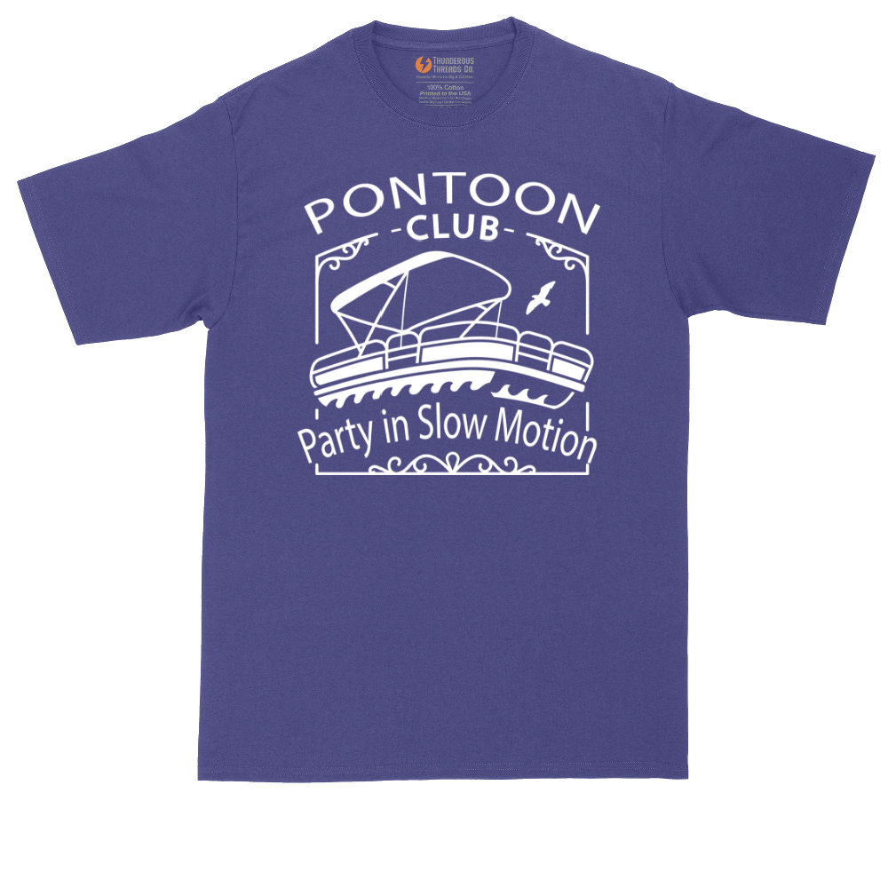 Pontoon Club Party in Slow Motion | Mens Tall T-Shirt
