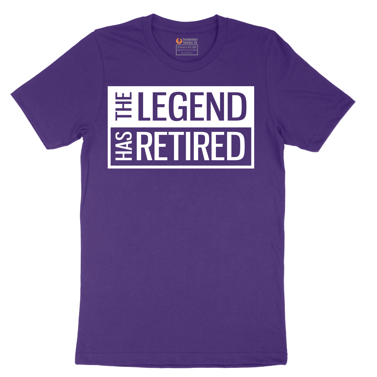 The Legend Has Retired Square Version - Mens T-Shirt - Sizes S - 6XL