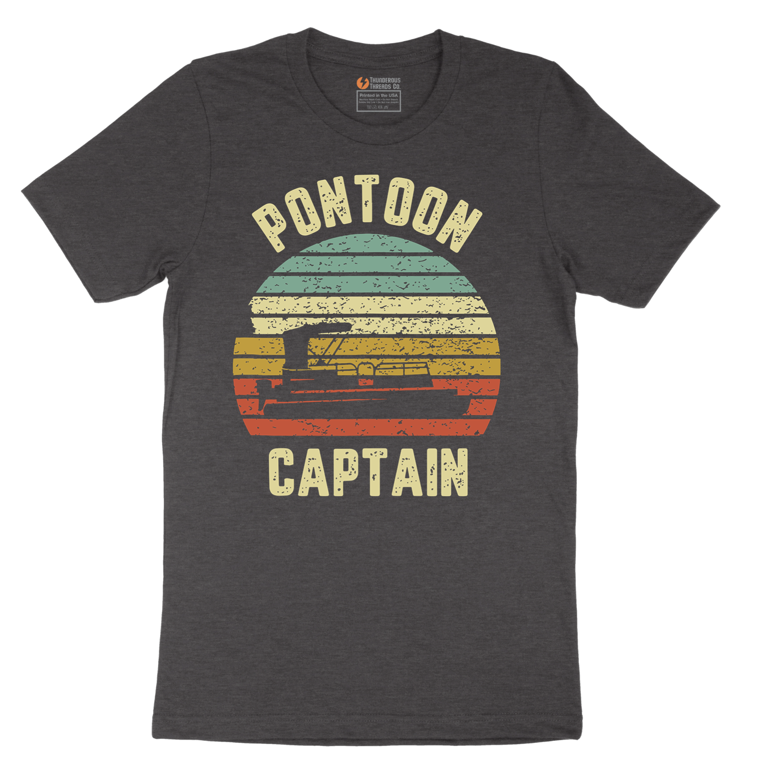Pontoon Captain - Mens T-Shirt - Sizes S - 6XL