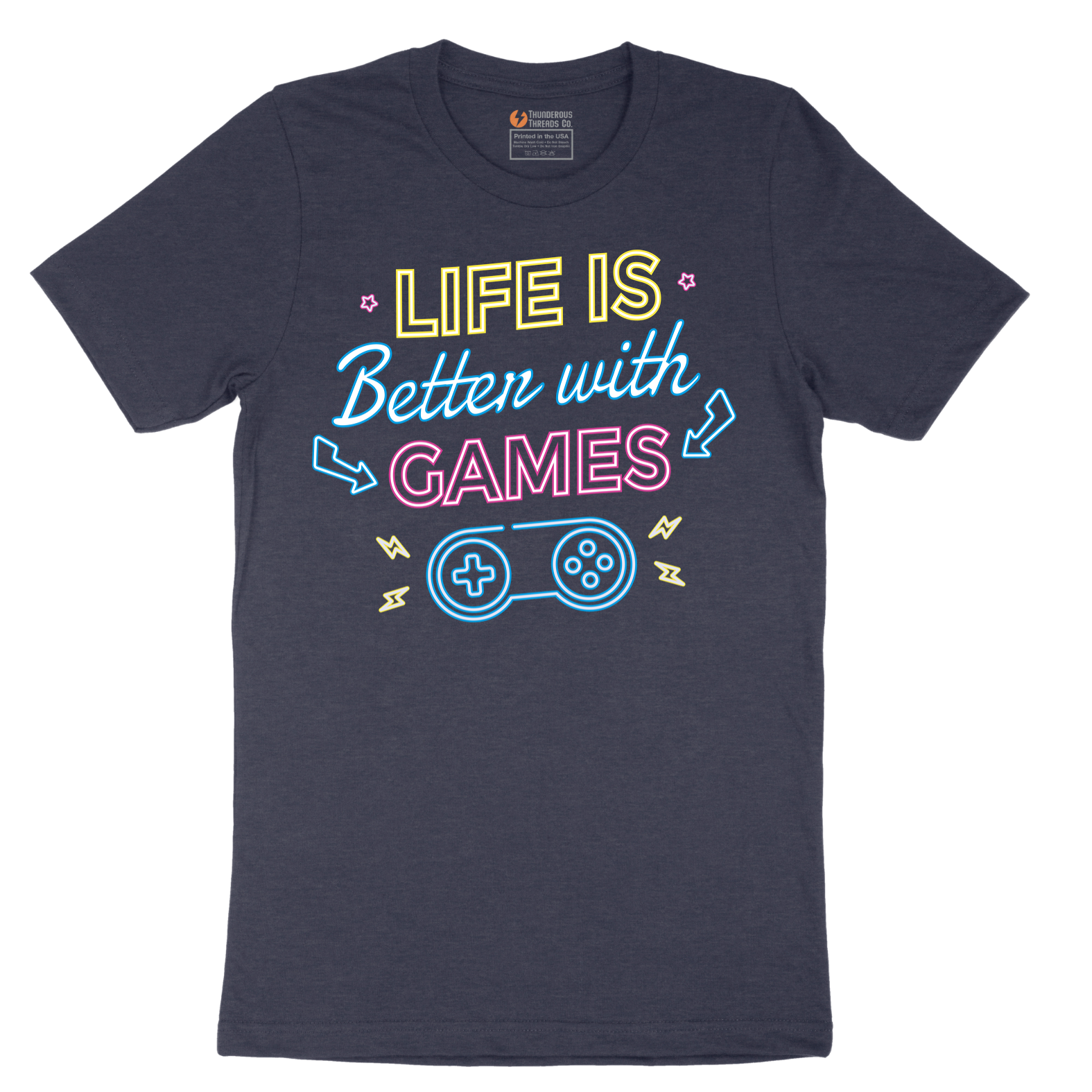 LIfe is Better with Games - Mens T-Shirt - Sizes S - 6XL