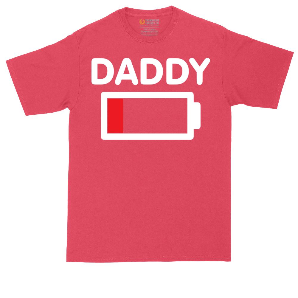 Daddy Low Battery | Mens Tall T-Shirt