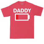 Daddy Low Battery | Mens Tall T-Shirt
