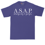 Always Say a Prayer | Mens Tall T-Shirt