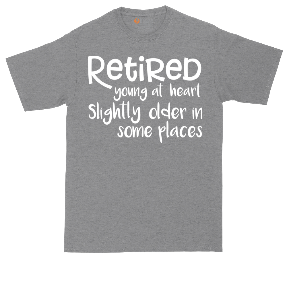 Retired Young at Heart | Mens Tall T-Shirt