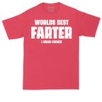Worlds Best Farter I Mean Father | Mens Tall T-Shirt