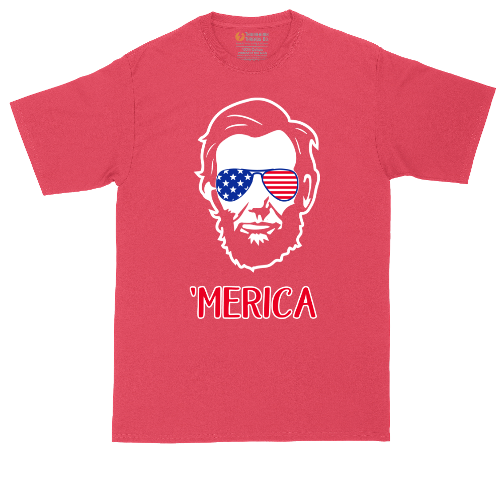Merica Lincoln | Mens Tall T-Shirt