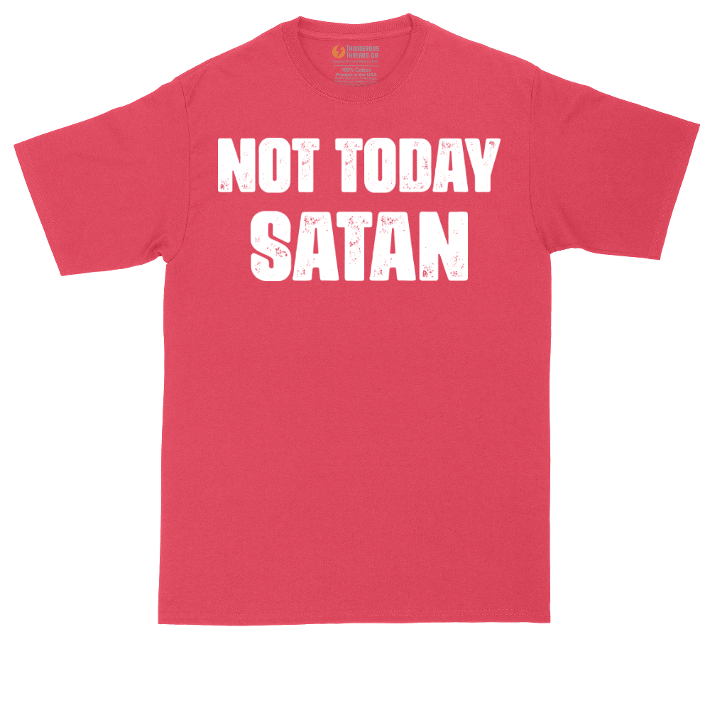 Not Today Satan Version 1 | Mens Tall T-Shirt