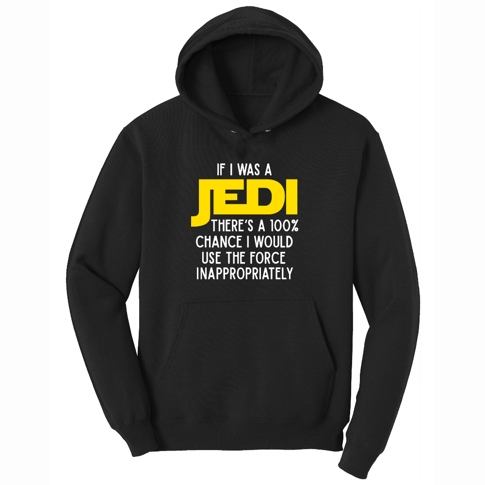 If I Was a Jedi - Mens Hooded Sweatshirt - Sizes S - 4XL
