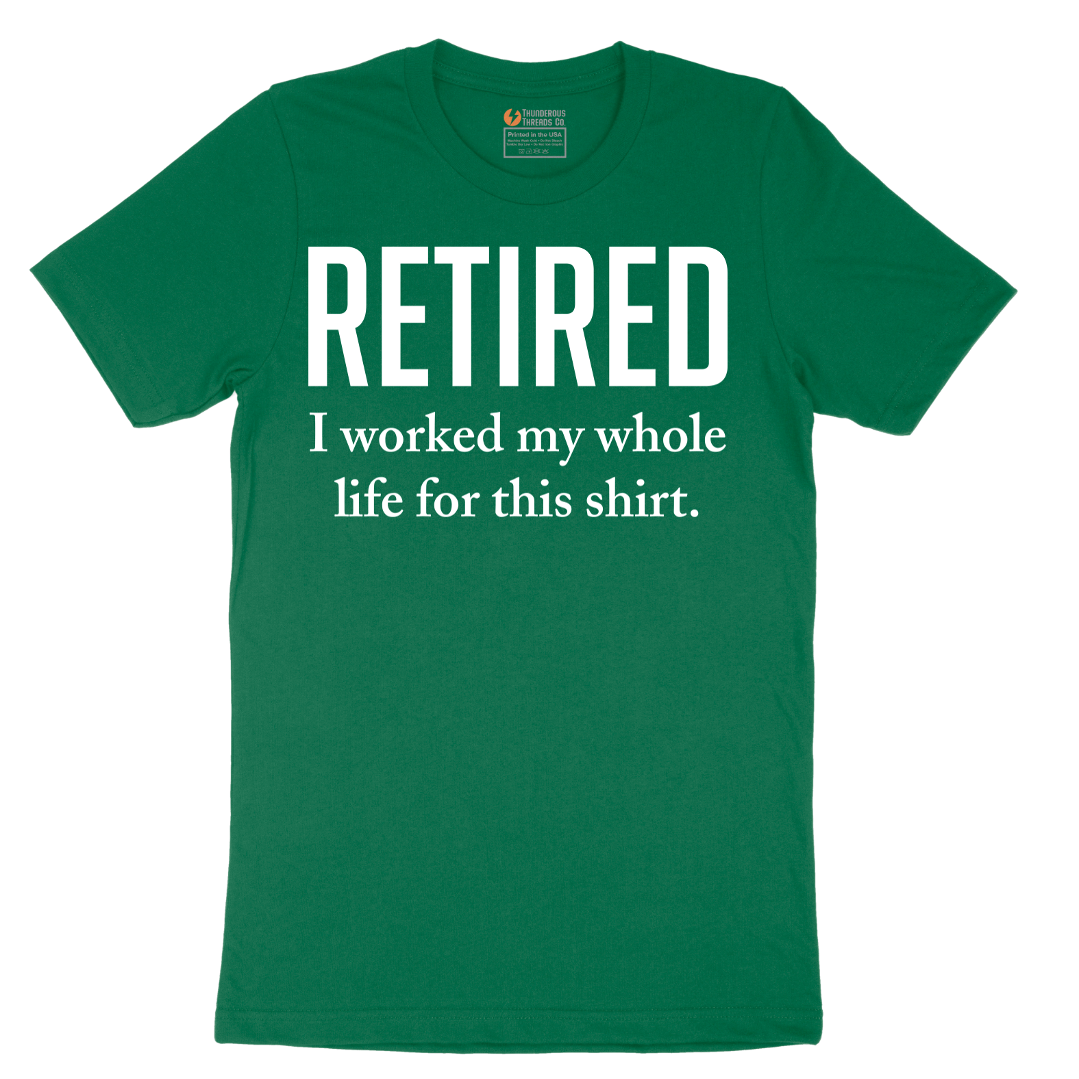 Retired - Mens T-Shirt - Sizes S - 6XL
