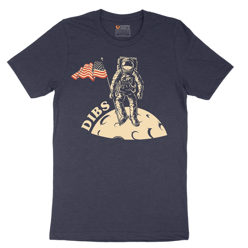 Dibs America Moon Landing - Mens T-Shirt - Sizes S - 6XL