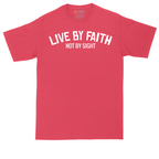 Live By Faith | Mens Tall T-Shirt