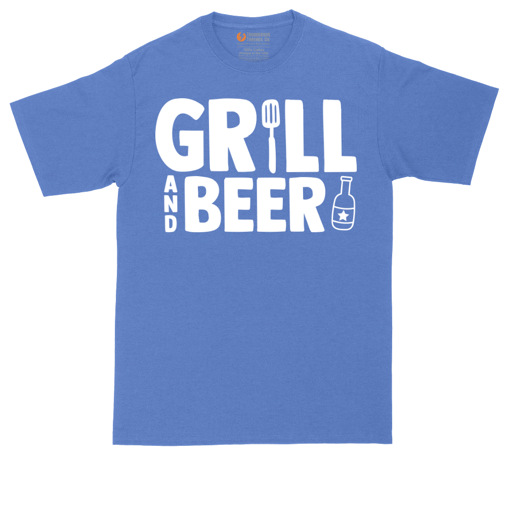 Grill and Beer | Mens Tall T-Shirt