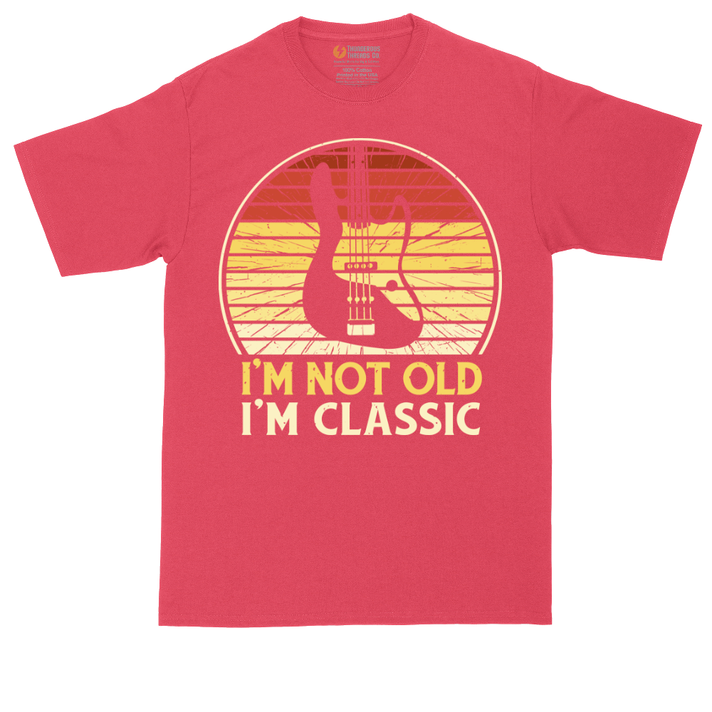 I'm Not Old I'm Classic Guitar Version | Mens Tall T-Shirt