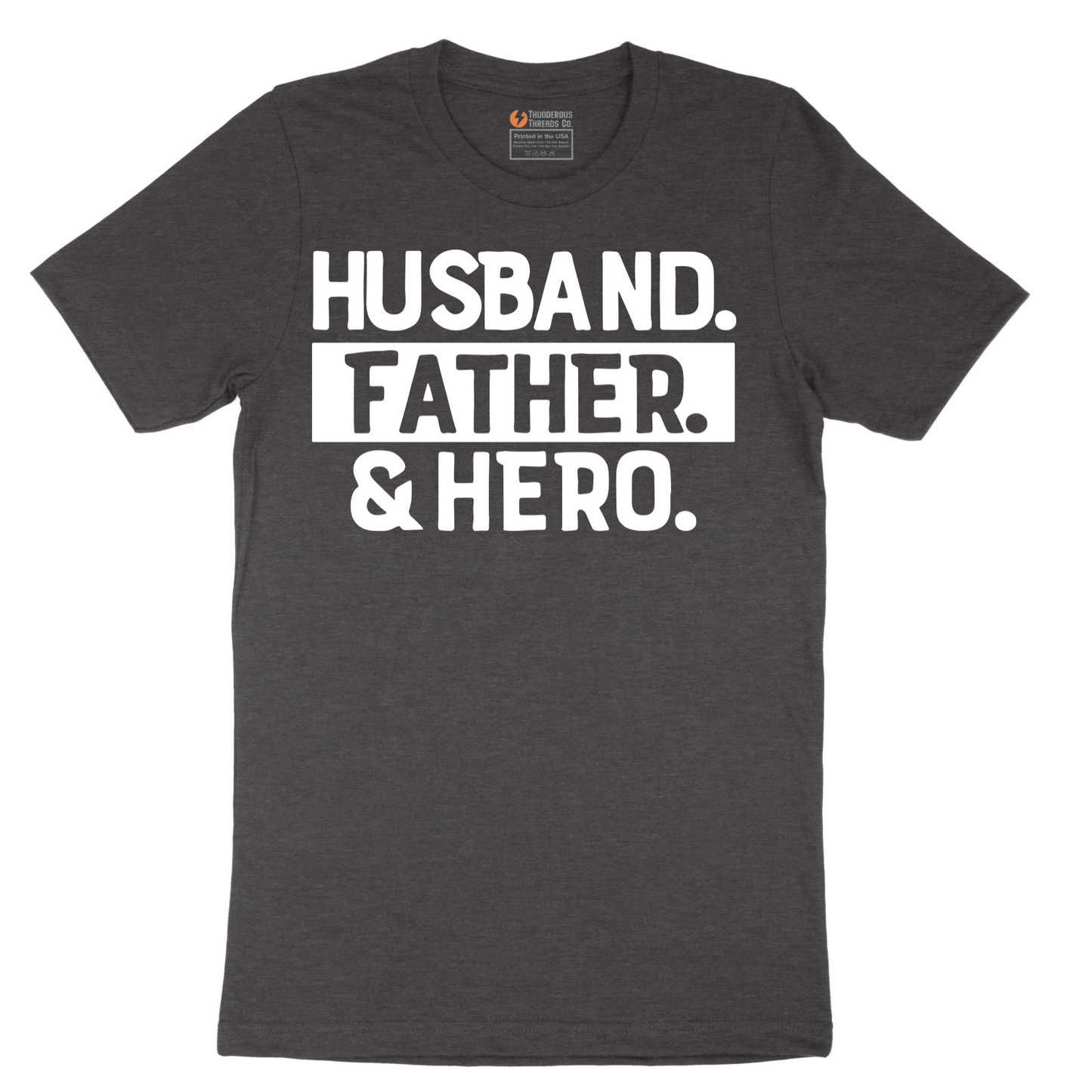 Husband Father Hero - Mens T-Shirt - Sizes S - 6XL