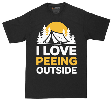 I Love Peeing Outside - Mens Tall T-Shirt (Sizes LT to 4XLT)