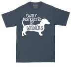 Easily Distracted by Weiners | Mens Tall T-Shirt