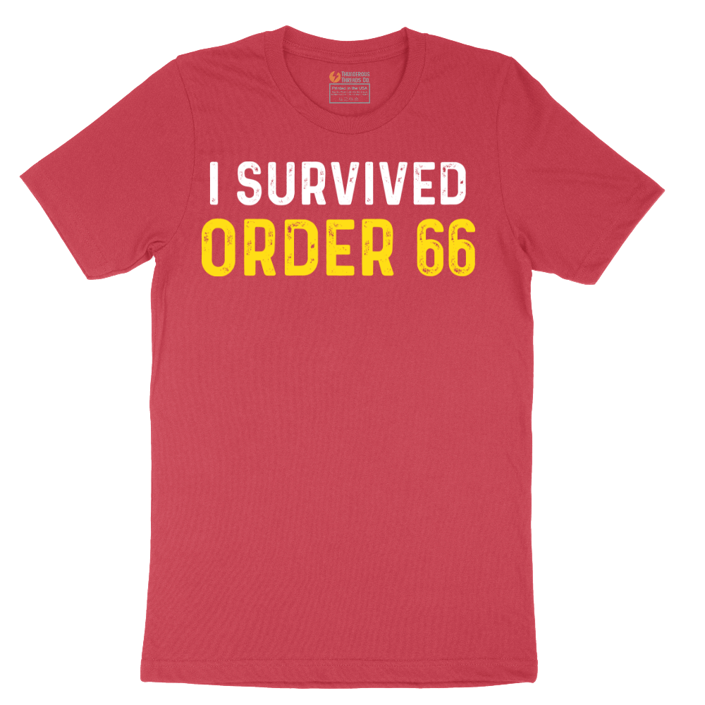 I Survived Order 66 - Mens T-Shirt - Sizes S - 6XL