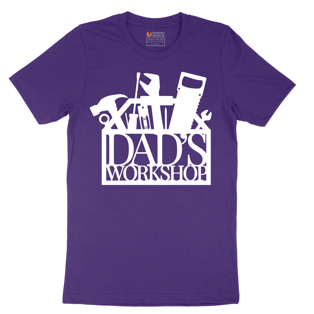 Dads Workshop - Mens T-Shirt - Sizes S - 6XL