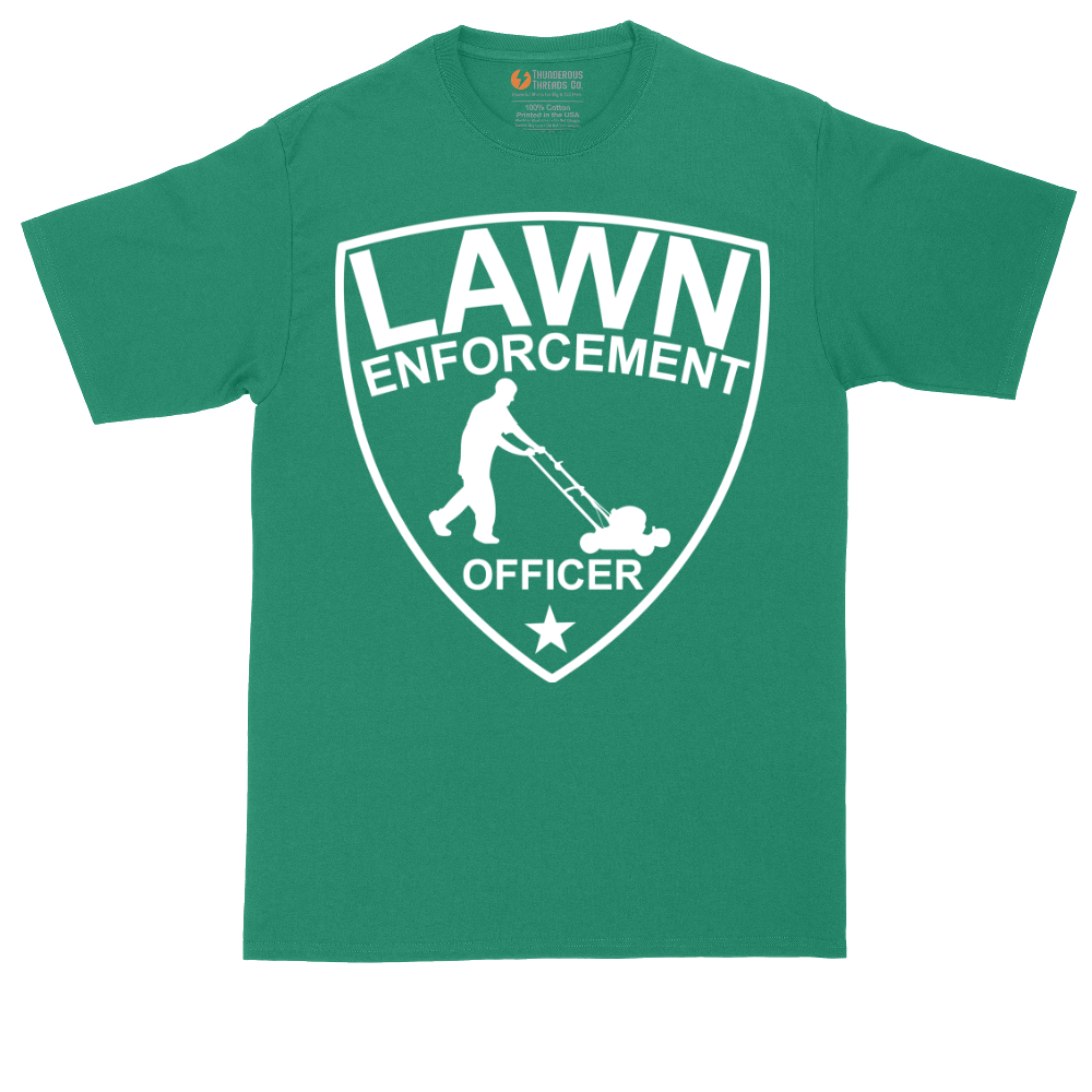 Lawn Enforcement Officer_Push Mower Version | Mens Tall T-Shirt
