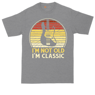 I'm Not Old I'm Classic Guitar Version | Mens Tall T-Shirt
