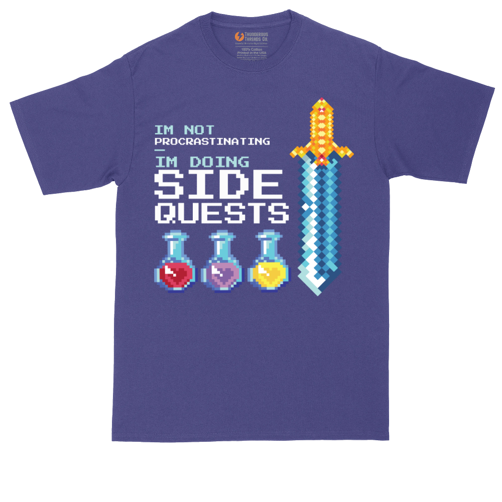 I'm Not Procrastinationg I'm Doing Side Quests | Mens Tall T-Shirt