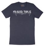 My Blood Type is Coffee - Mens T-Shirt - Sizes S - 6XL.png