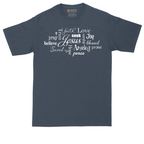 Jesus Subway Art | Mens Tall T-Shirt