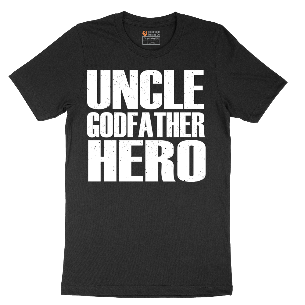Uncle Godfather Hero - Mens T-Shirt - Sizes S - 6XL