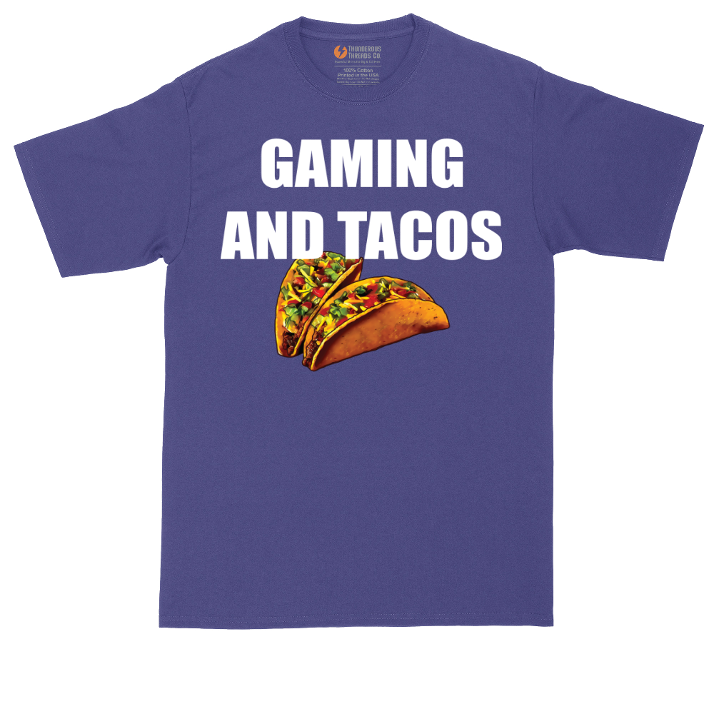 Gaming and Tacos | Mens Tall T-Shirt