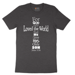 John 3_16 Cross - Mens T-Shirt - Sizes S - 6XL