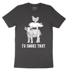 I'd Smoke That_Original Design - Mens T-Shirt - Sizes S - 6XL