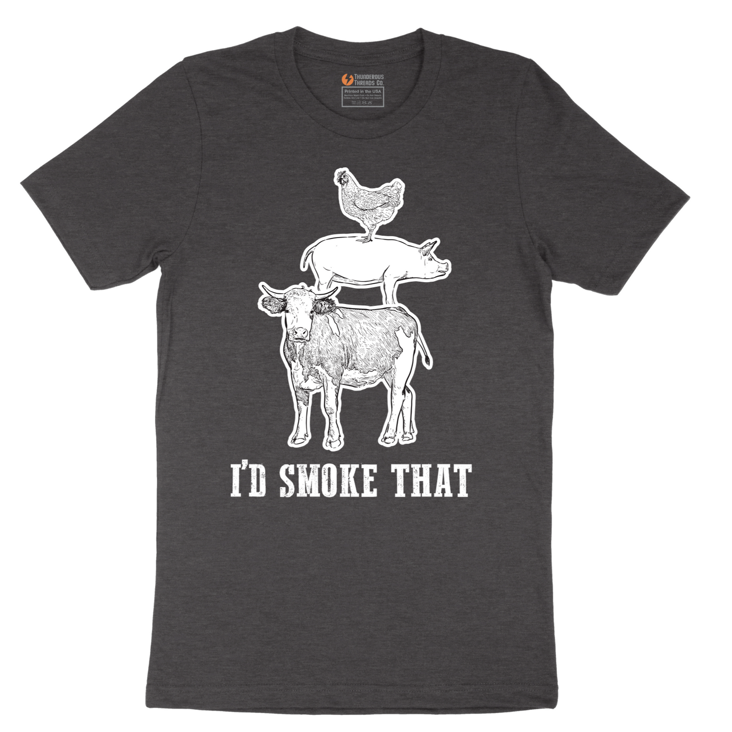 I'd Smoke That_Original Design - Mens T-Shirt - Sizes S - 6XL