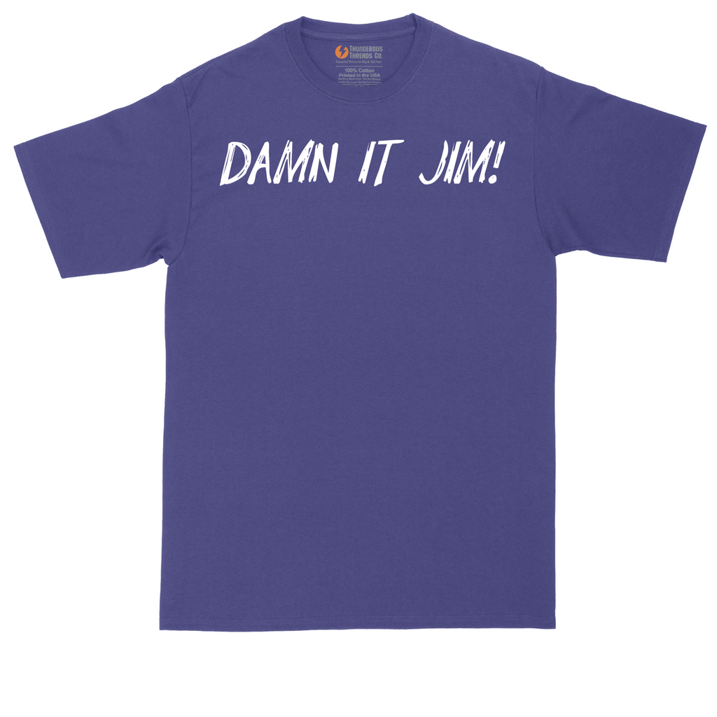 Damn It Jim_White | Mens Tall T-Shirt