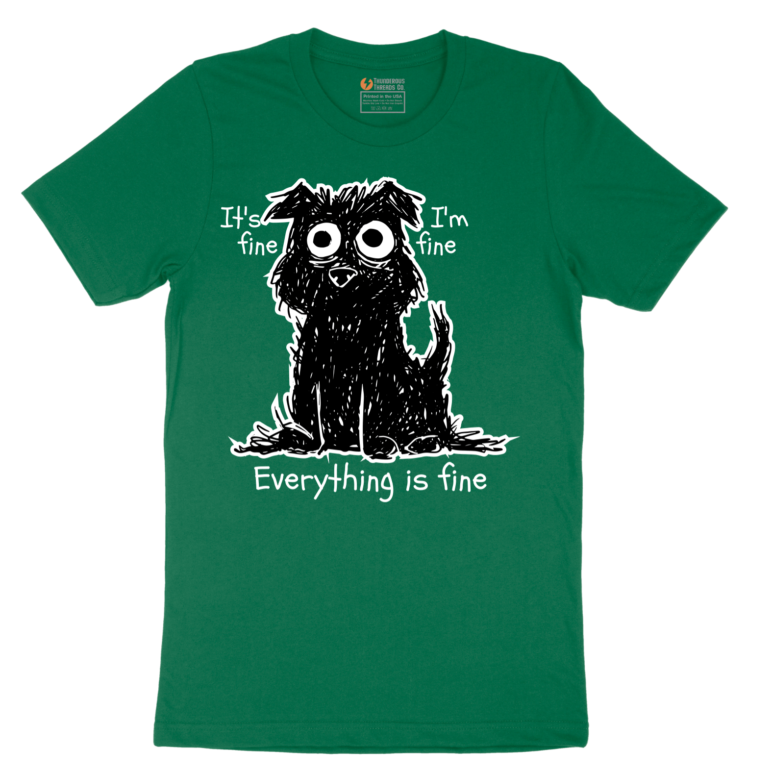 Stressed Dog Design - Mens T-Shirt - Sizes S - 6XL