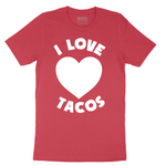 I Love Tacos - Mens T-Shirt - Sizes S - 6XL