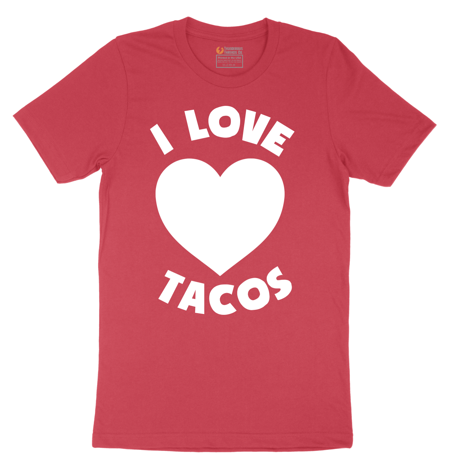 I Love Tacos - Mens T-Shirt - Sizes S - 6XL