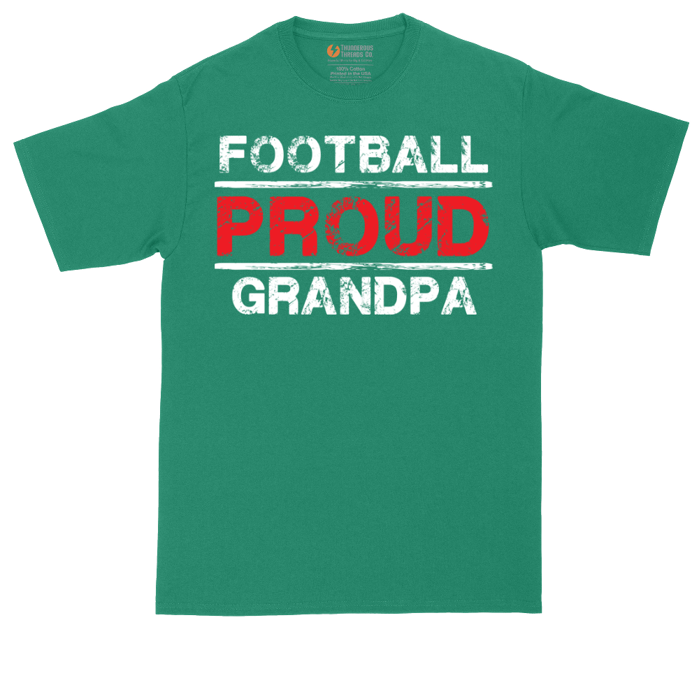 Proud Football Grandpa | Mens Tall T-Shirt