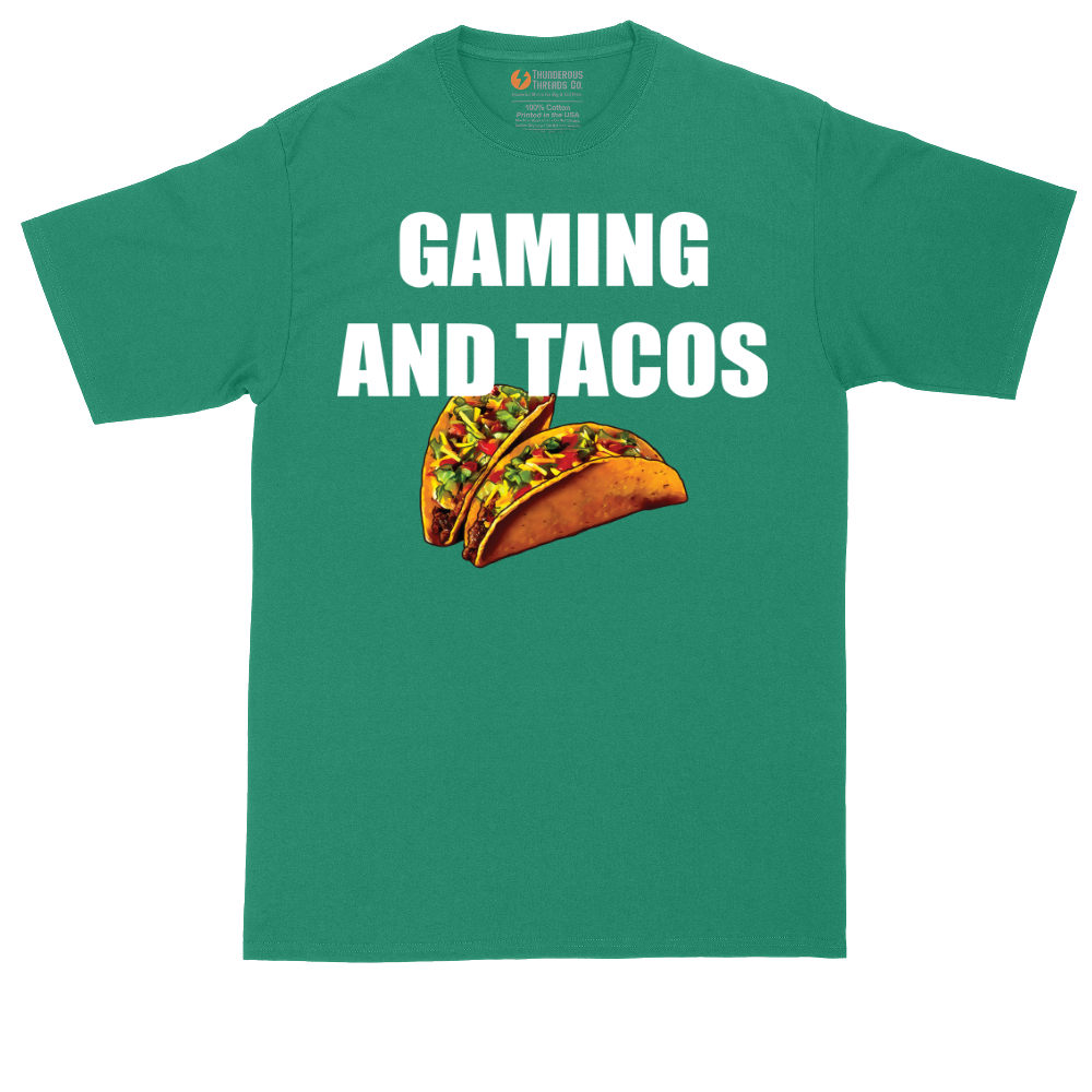 Gaming and Tacos | Mens Tall T-Shirt